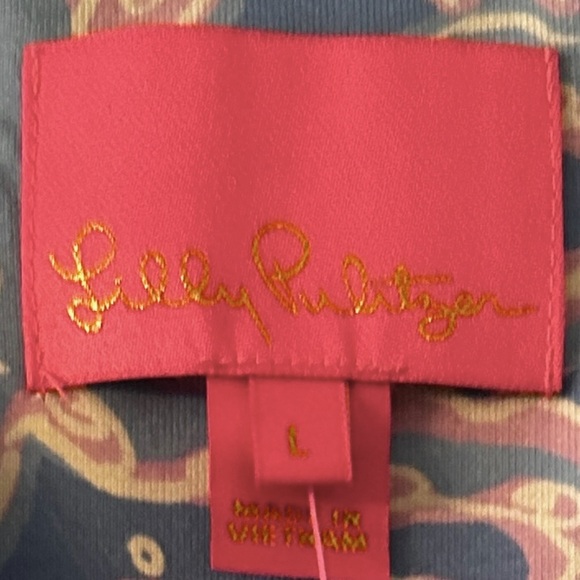 New Lillly Pulitzer Moana - High-Low Wrap Maxi Sleeveless Dress Size Large NWT - Picture 9 of 12